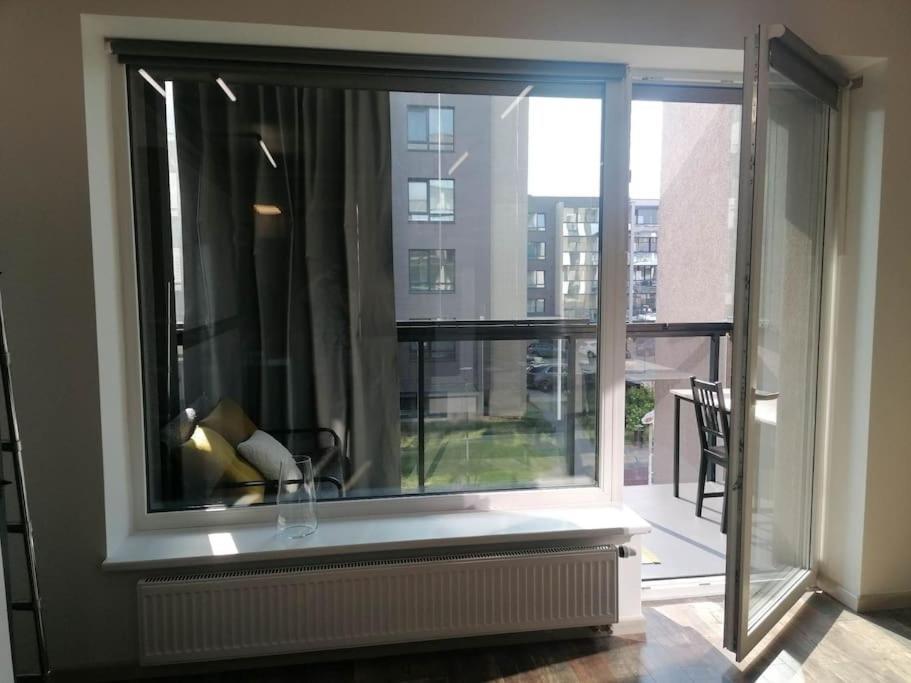 Erdvi Studija Spacious Studio Apartment Self Check In VNO Esterno foto